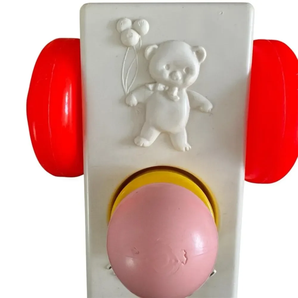 Vintage 1970’s Fisher-Price Colorful Push/Pull-Along Toys